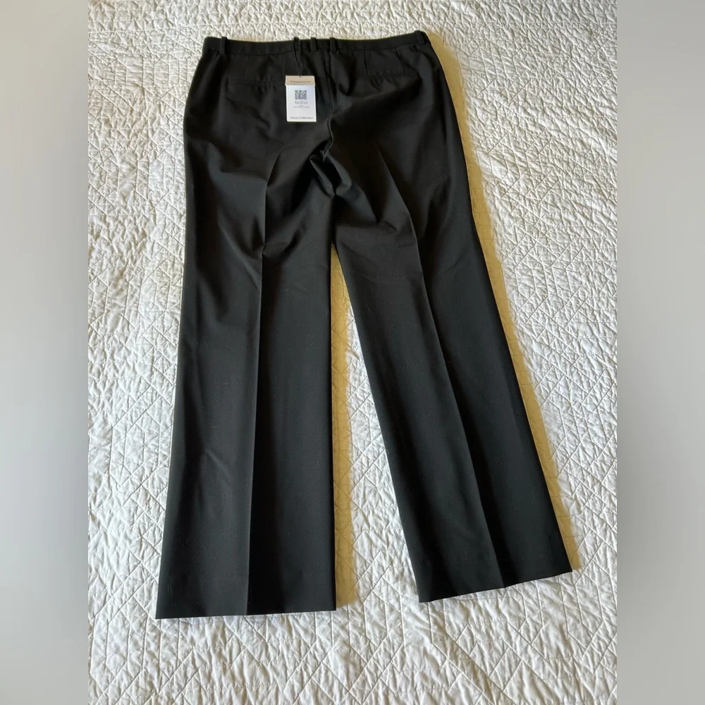 Theory Black Wool Demitria 4 Pants - Picture 6 of 7